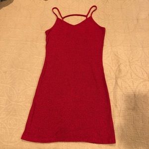 Topshop red dress